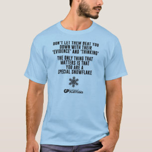 Copo de nieve especial: Camiseta ideada de los