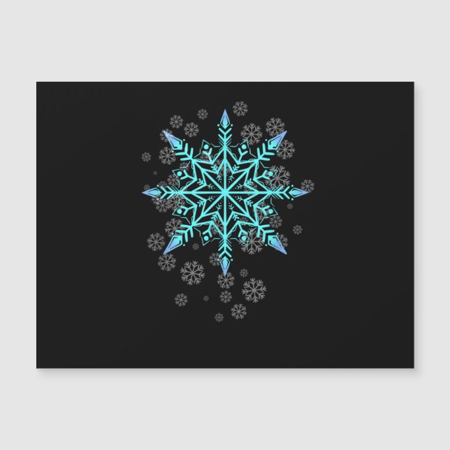 Copo de Nieve Retro para Mujeres (Anverso)