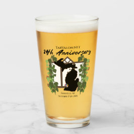 Copo de pinta para la fiesta del 24º aniversario d