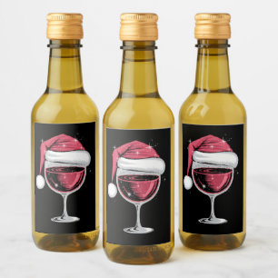 Copo de vino tinto Navidad Divertida Navidad Xmas 