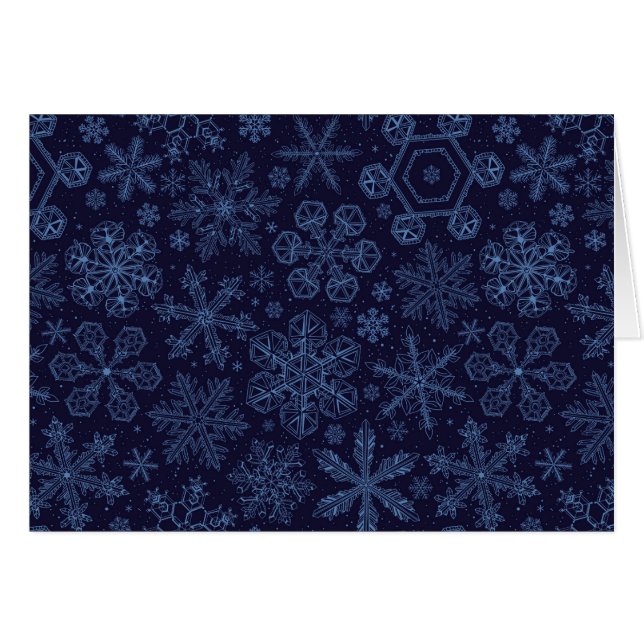 Copos de nieve azules (Anverso (Horizontal))