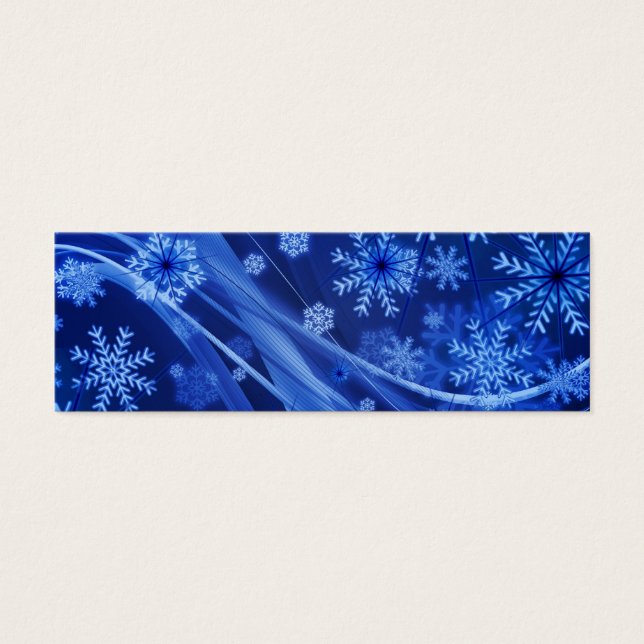 Copos de nieve azules (Frente)