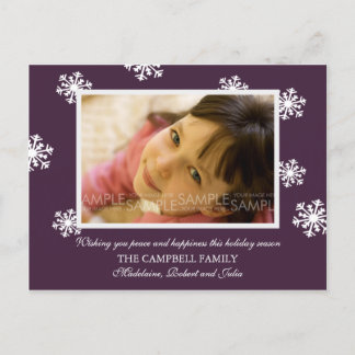 Copos de nieve de ciruela de azúcar : Postal de fo