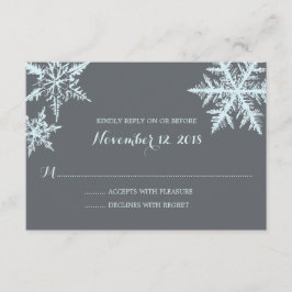 Copos de nieve de helada de invierno | RSVP de bod