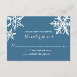 Copos de nieve de helada de invierno | RSVP de bod