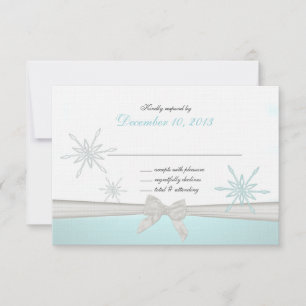 Copos de nieve de invierno con una respuesta forma