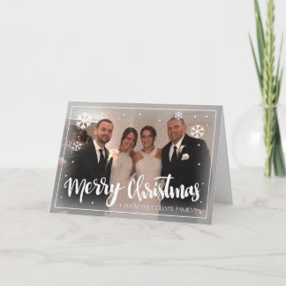 Copos de nieve de las Felices Navidad