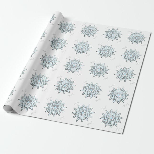 Copos de nieve de Noel del papel de embalaje del (Desenrollado)