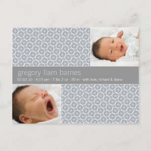 Copos de nieve del invierno grises • Invitación