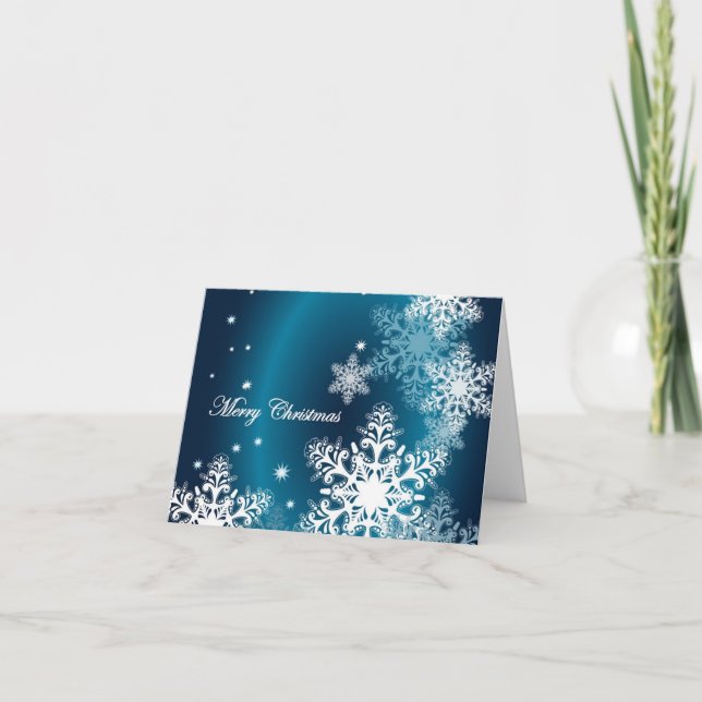 Copos de nieve del navidad (Anverso)