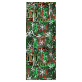 Copos de nieve en la bolsa de vinos del Día Verde