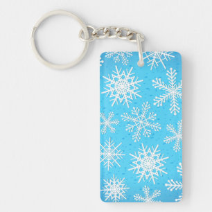 Copos de nieve, llavero