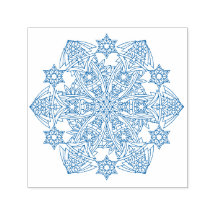 Copos de nieve para siempre Sello de goma: Bujo