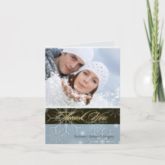Copos de nieve PixDezines / Tarjetas de agradecimi