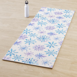 Copos de nieve simples pero elegantes | Yoga Mat