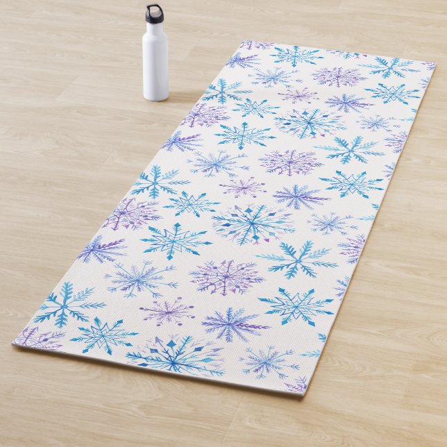 Copos de nieve simples pero elegantes | Yoga Mat (In situ)