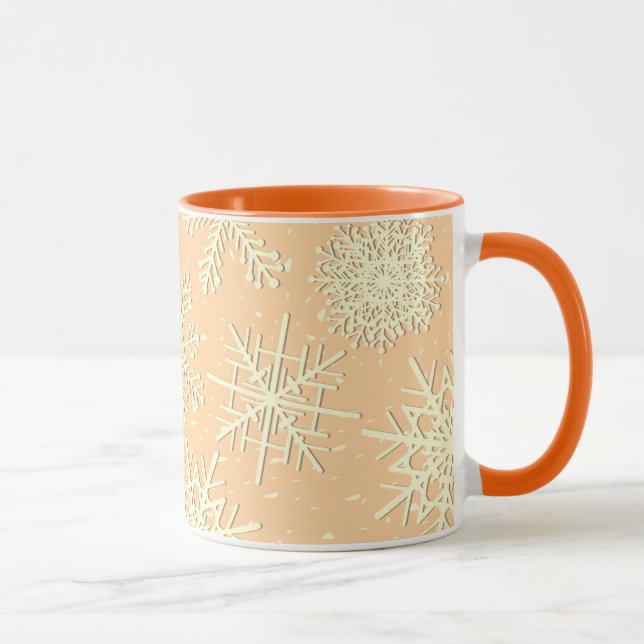 Copos de nieve, taza (Derecha)