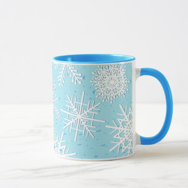 Copos de nieve, taza (Derecha)