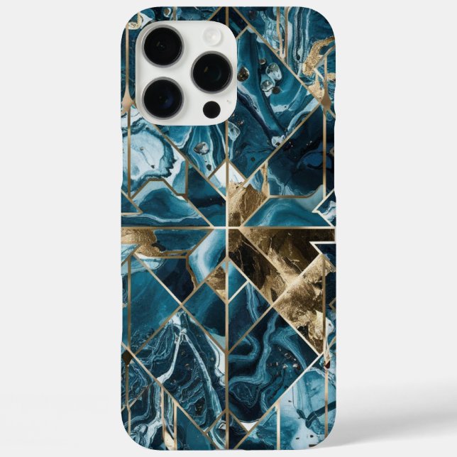 Copper elegante | Opulento femenino Funda de oro V (Reverso )