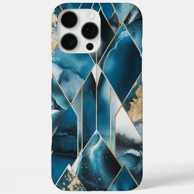 Copper elegante | Opulento femenino Funda de oro V (Reverso )