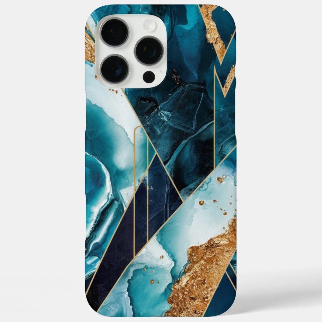 Copper elegante | Opulento femenino Funda de oro V (Reverso )