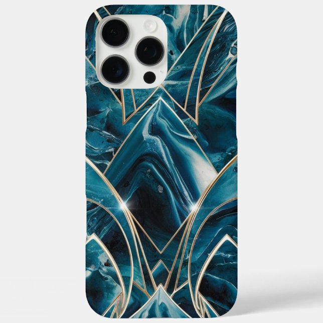 Copper elegante | Opulento femenino Funda de oro V (Reverso )