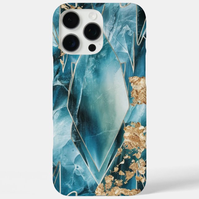 Copper elegante | Opulento femenino Funda de oro V (Reverso )