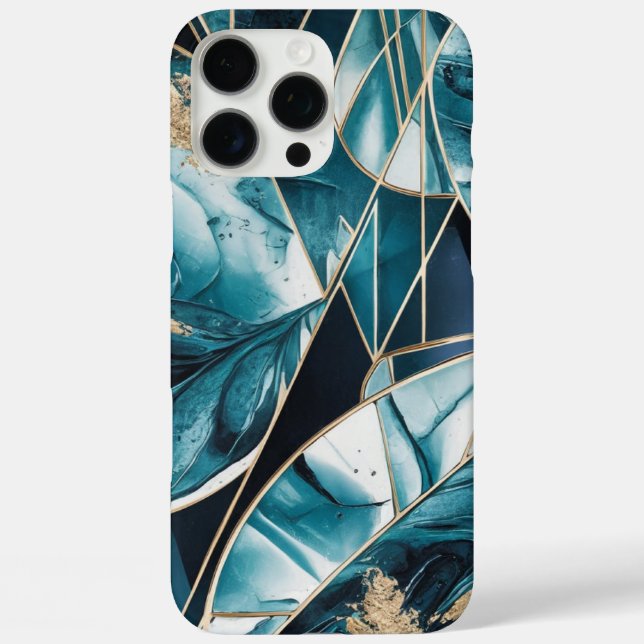 Copper elegante | Opulento femenino Funda de oro V (Reverso )