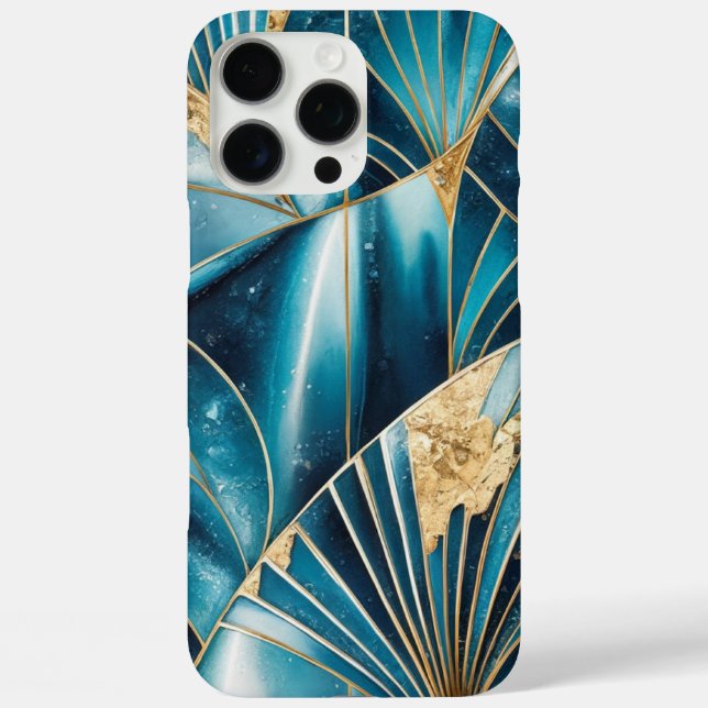 Copper elegante | Opulento femenino Funda de oro V (Reverso )