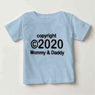 Copyright 2020 Camiseta de mamá y papá bebé