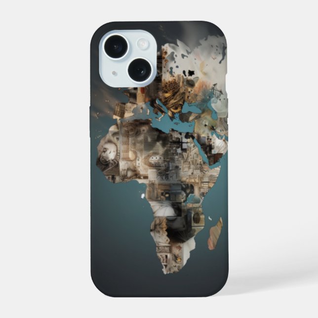 Coque art abstrait Afrique (Reverso )