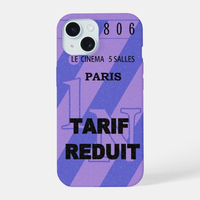 Coque Iphone Paris cinéma (Reverso )