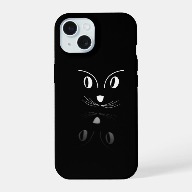 Coque iphone" Reflet de chat" (Reverso )