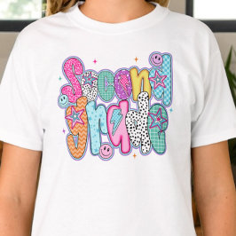 Coqueta Camiseta de Primer Día de Escuela de Segun