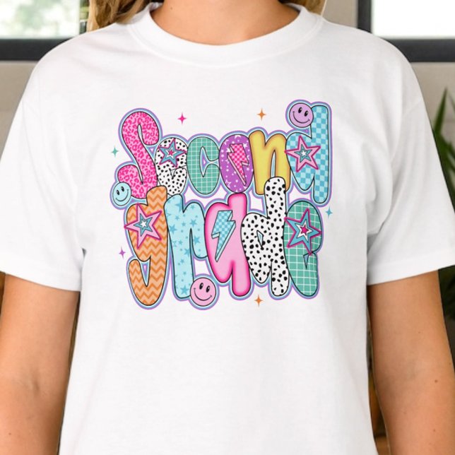 Coqueta Camiseta de Primer Día de Escuela de Segun (Subido por el creador)