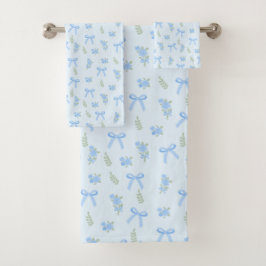 Coqueta Luz Azul Lazos y Rosas Floral Verano