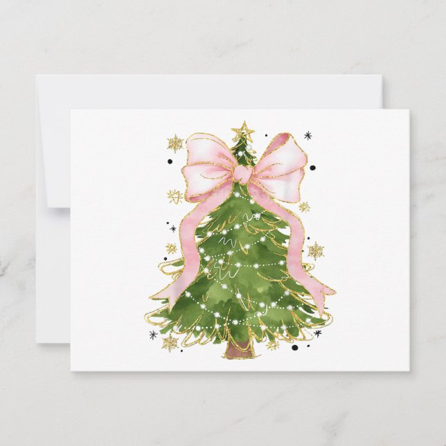 Coquette Bow Christmas Tree Holiday Outfit W (Anverso)