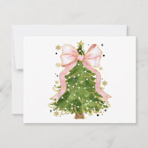 Coquette Bow Christmas Tree Holiday Outfit W