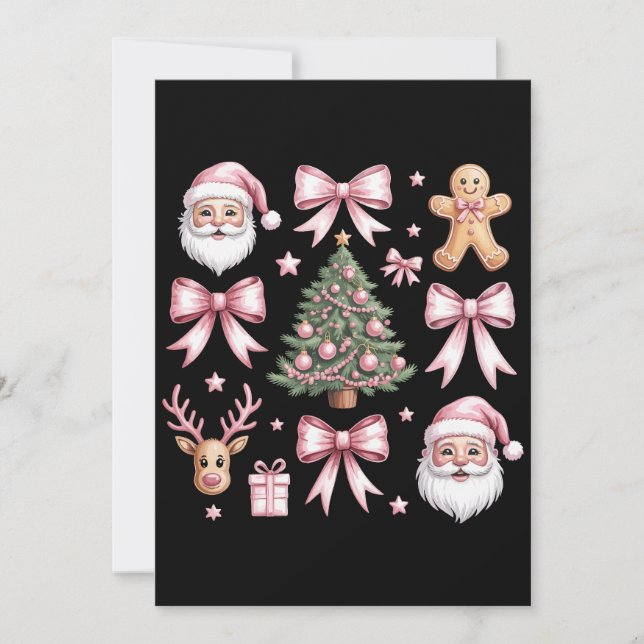 Coquette cuchara arbolar de navidad rosa Santa Gin (Anverso)