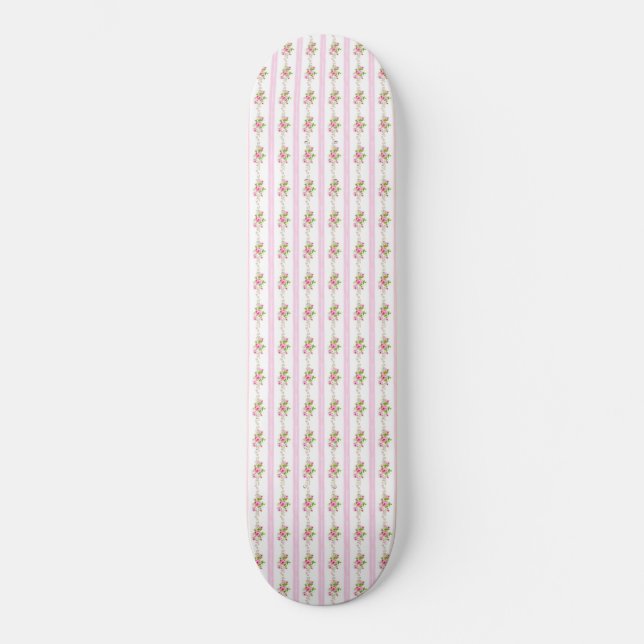 Coquette Floral Skateboard Deck (Anverso)
