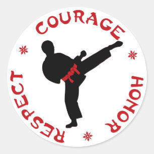 Coraje honores pegatinas