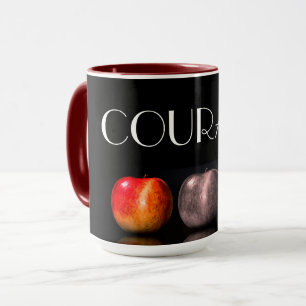 CORAJE, TAZA DE CAFÉ