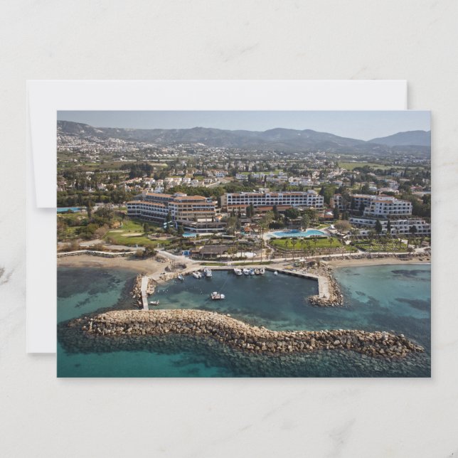 Coral Beach Hotel Paphos, postal de Chipre (Anverso)