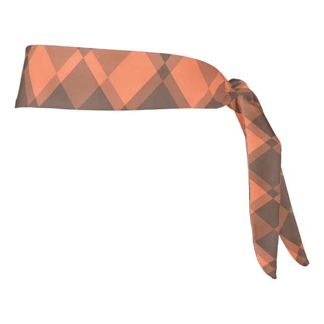 Coral Brown Checker Argyle Pattern (Girar 90)