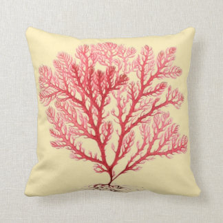 Coral costero del rosa del Cojín decorativo de la