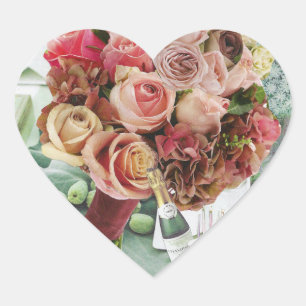 Coral de 20 Pegatinas sobre verde oxidado