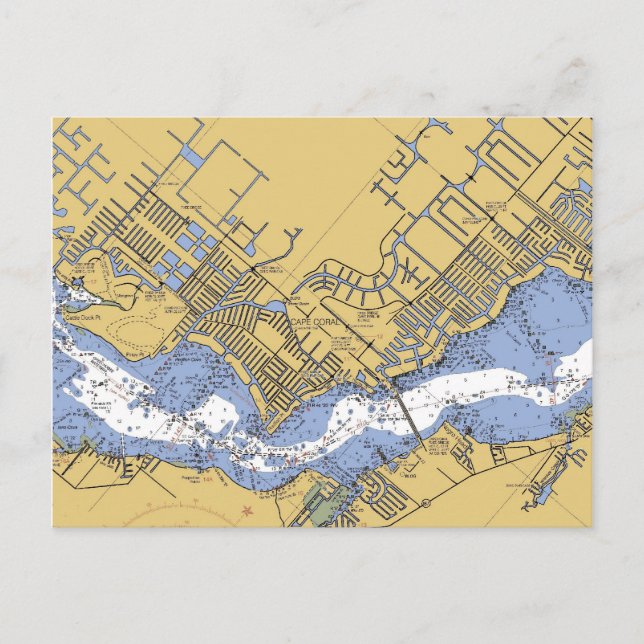Coral del Cabo, tarjeta postal del puerto náutico  (Anverso)