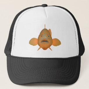 Coral Grouper - Sombrero de Camión de Cabeza de Pe