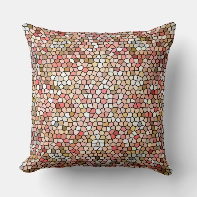 Coral Mosaic Beads 5050 tirada almohada (Anverso)