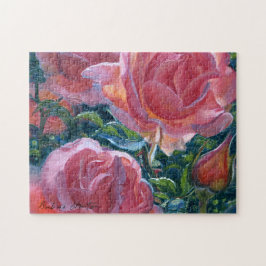 "Coral Roses" Jigsaw Puzzle